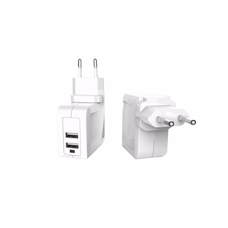 Universal UL Listed AC Adapter 3.4A Dual Port