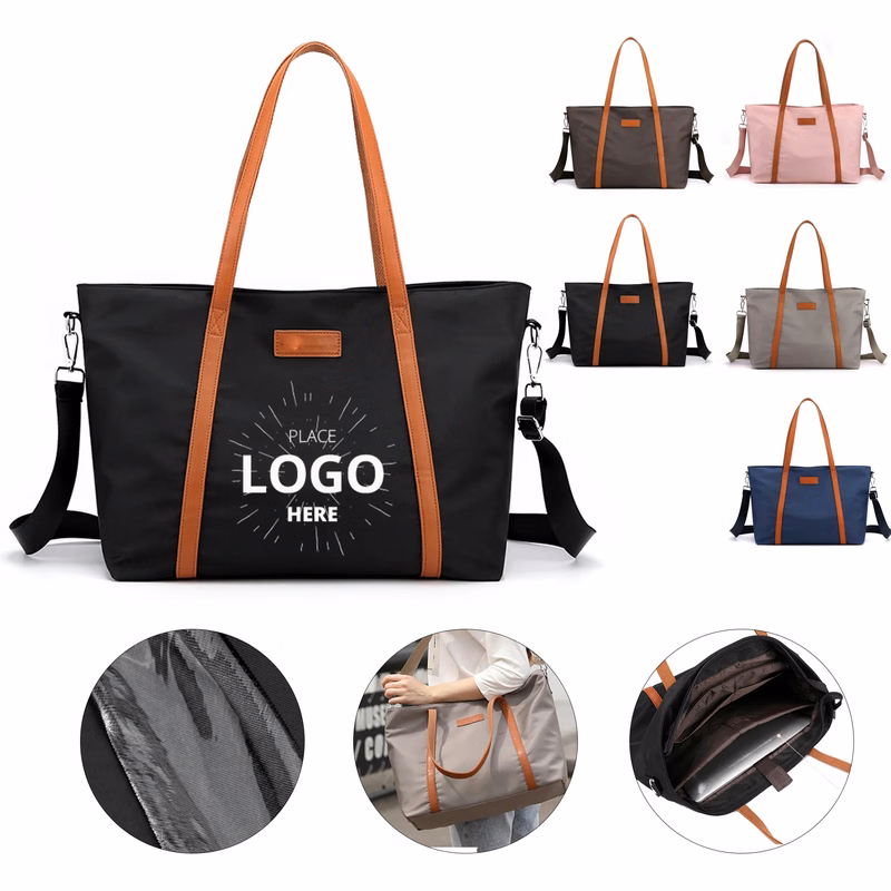 Women's Compartmentalized Laptop Shoulder Bag