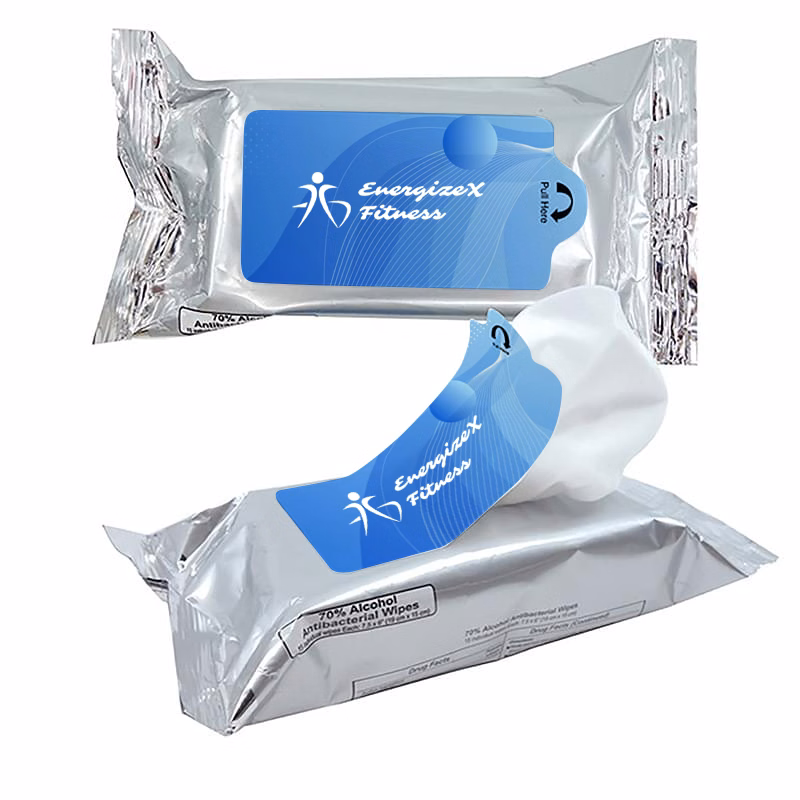 70% Alcohol Antibacterial Hand Sanitizer Wipes
