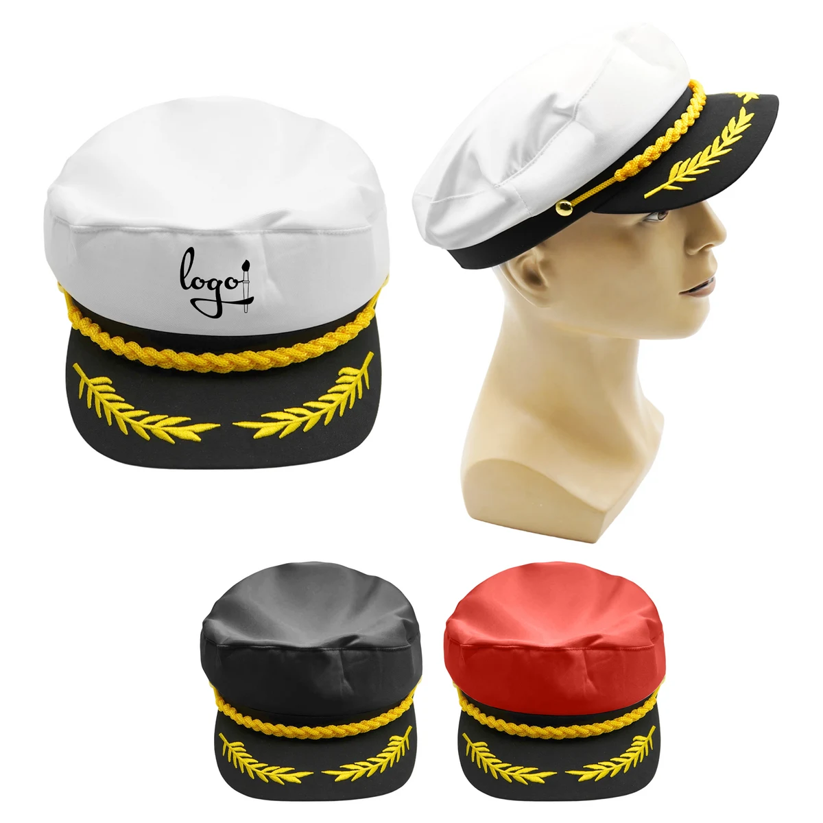 Captain Yacht Sailors Costume Hat 1