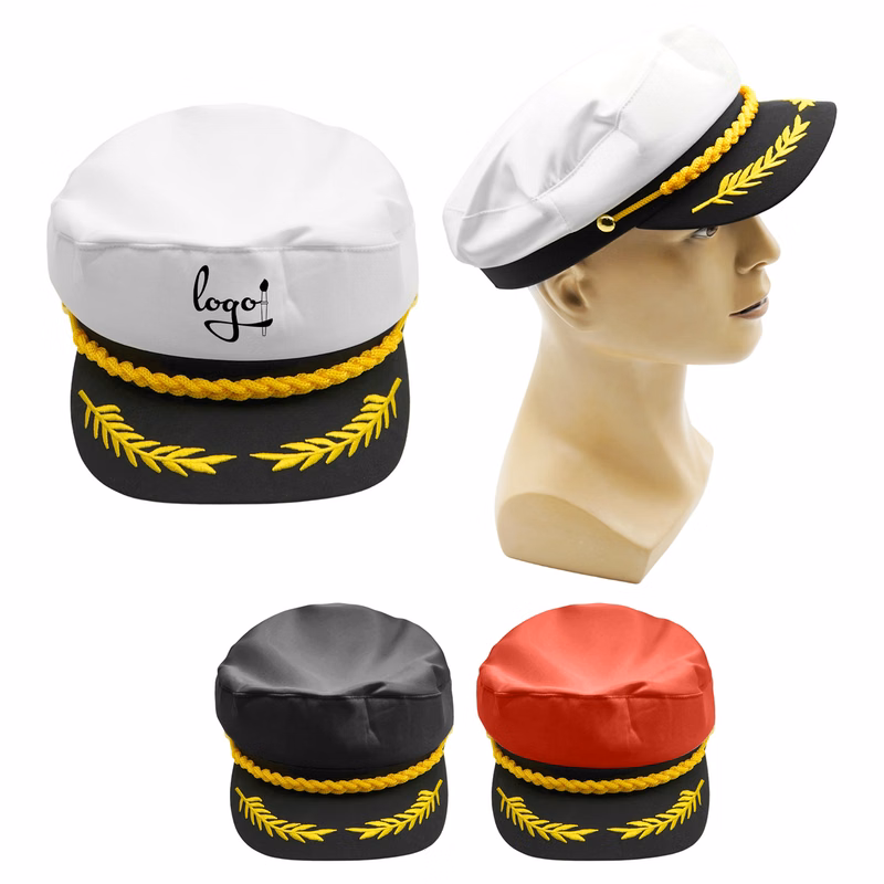 Captain Yacht Sailors Costume Hat