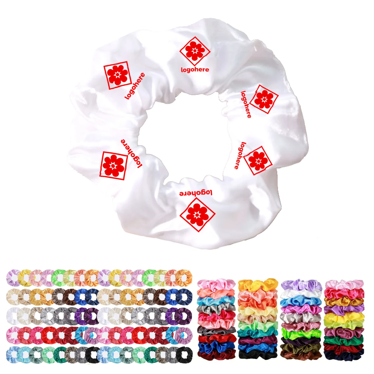 No Damage Satin Scrunchies for Women 1