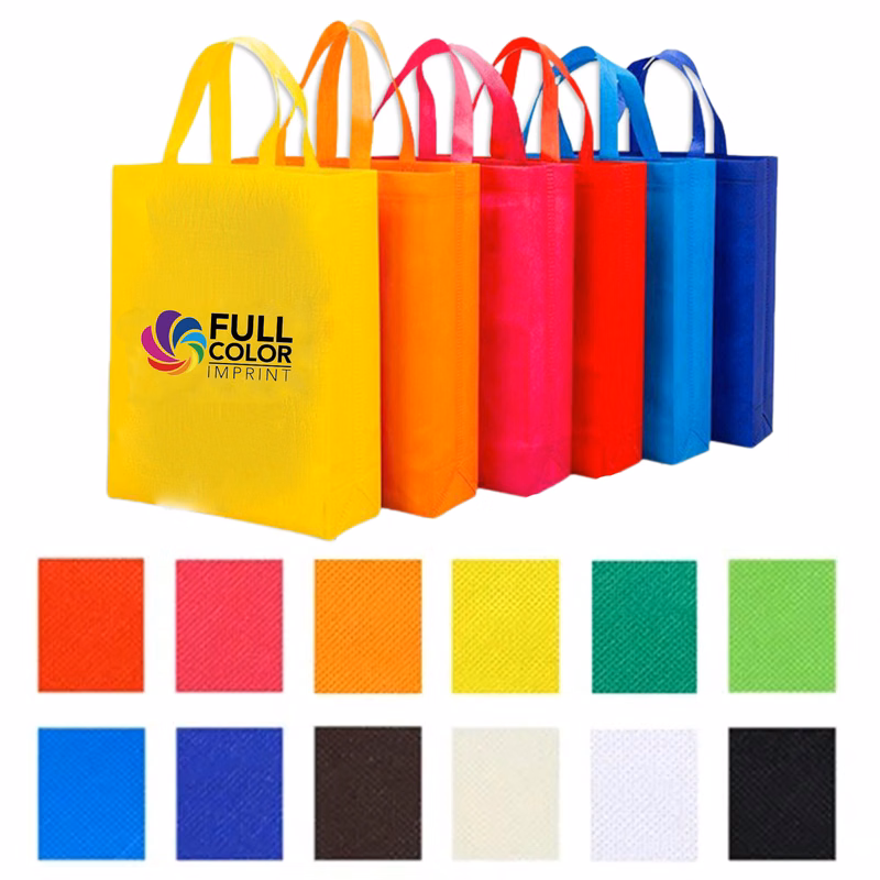 Full Color Non Woven Sleek Tote Bag MOQ 50