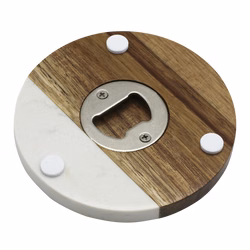 Coaster Of Bottle Opener