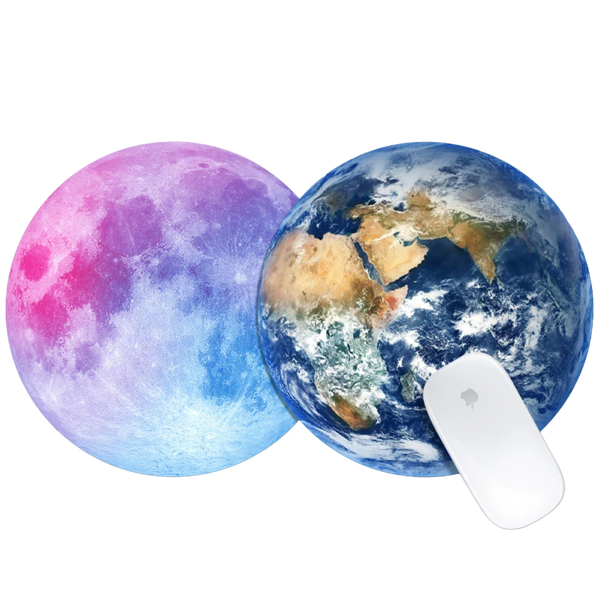 Full Color Design Rubber Mouse Pad Custom Round Shape 1