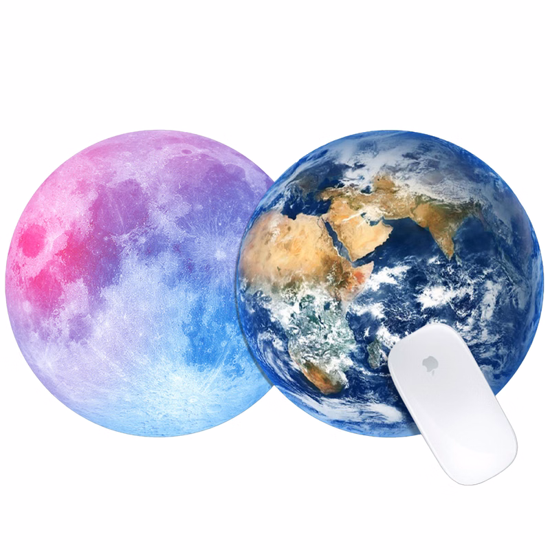 Full Color Design Rubber Mouse Pad Custom Round Shape
