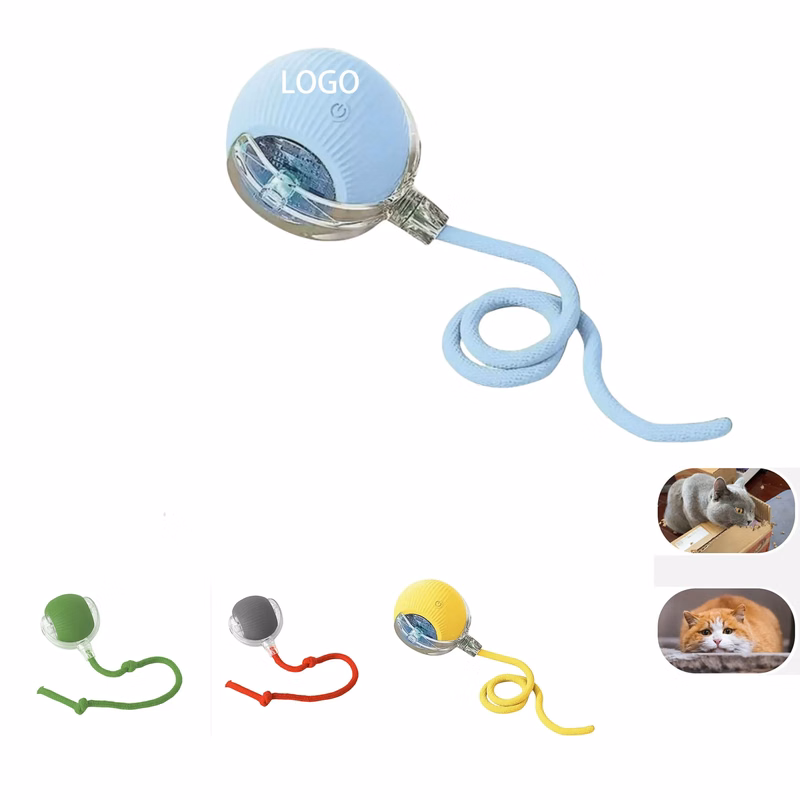 Cat Toys Automatic Lifting Plush Ball