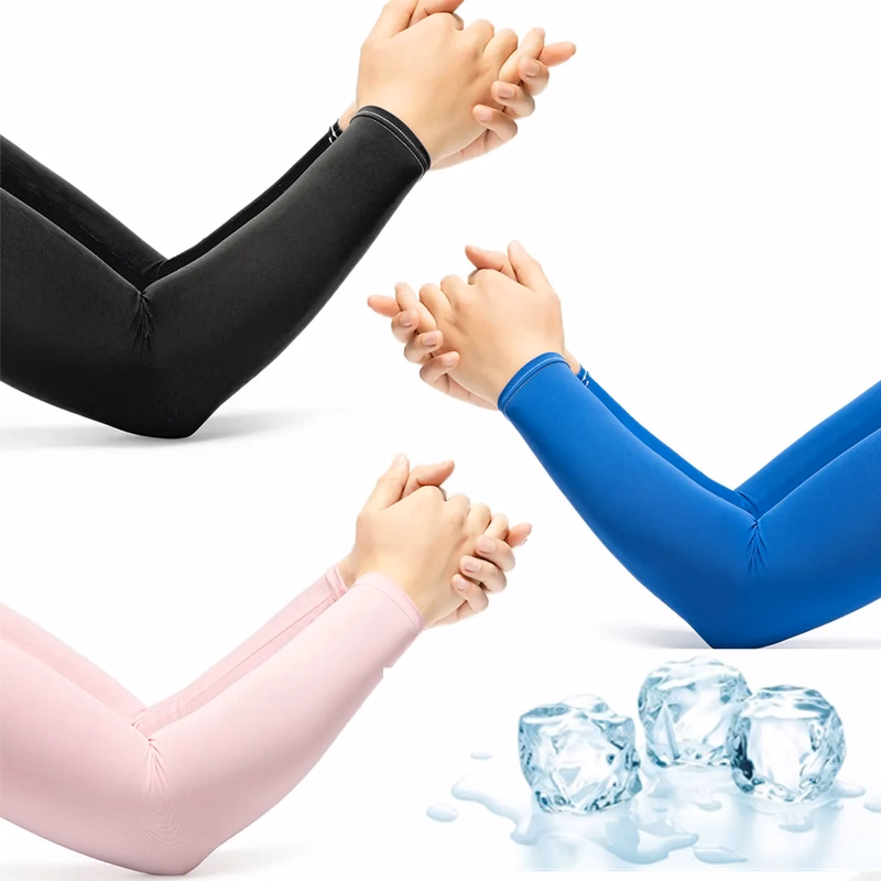 Elastic Outdoor Seamless Cool Arm Sleeves