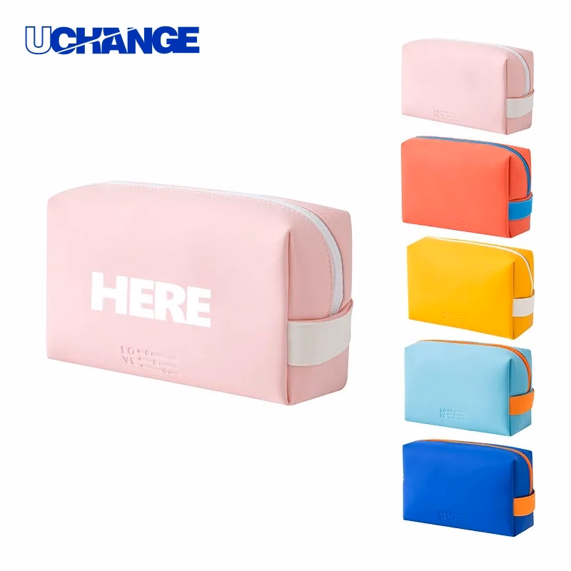 Travel Macaron Color Toiletry Bag Organizer