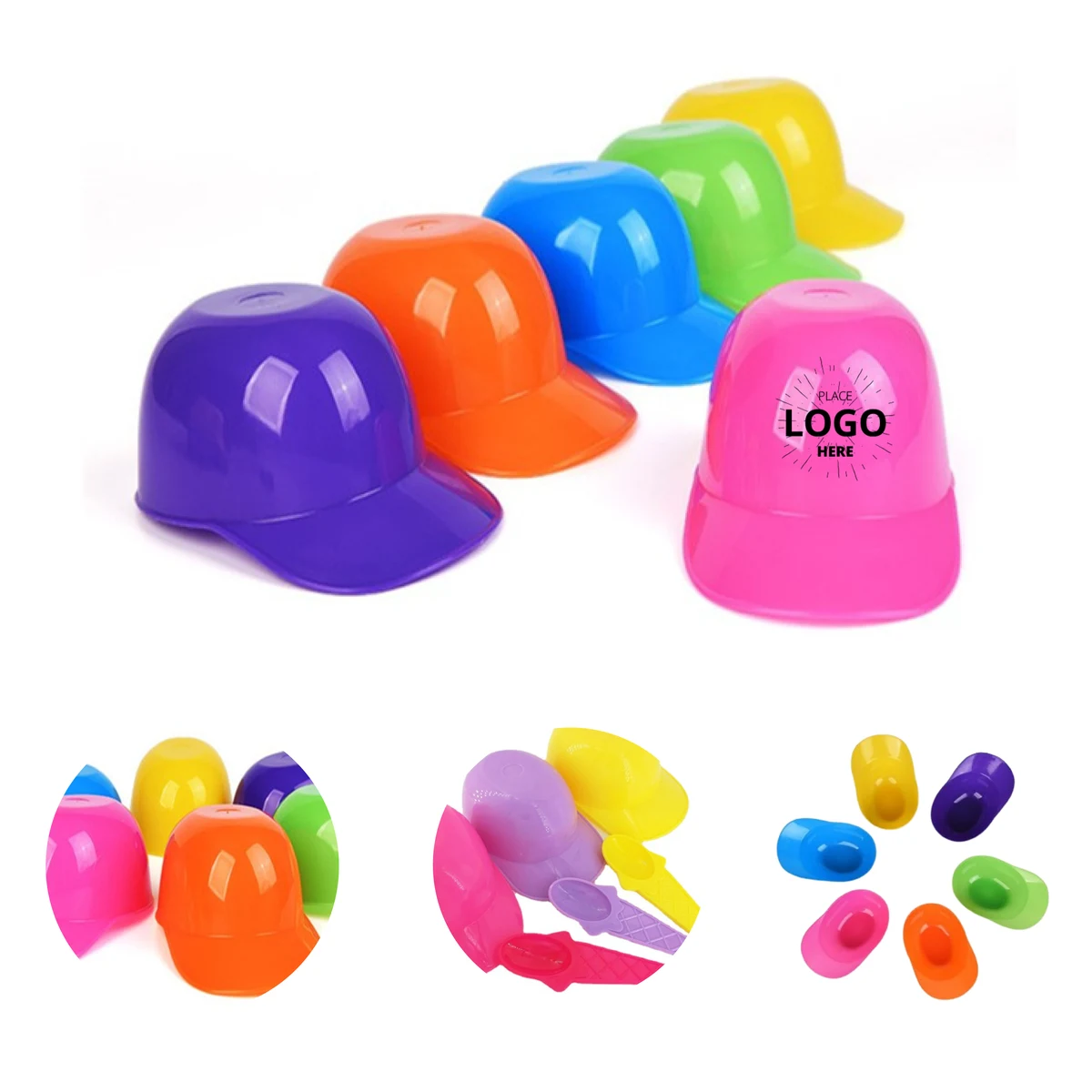 MOQ 100 Fun Plastic Baseball Hat Dessert Bowl for Parties 1