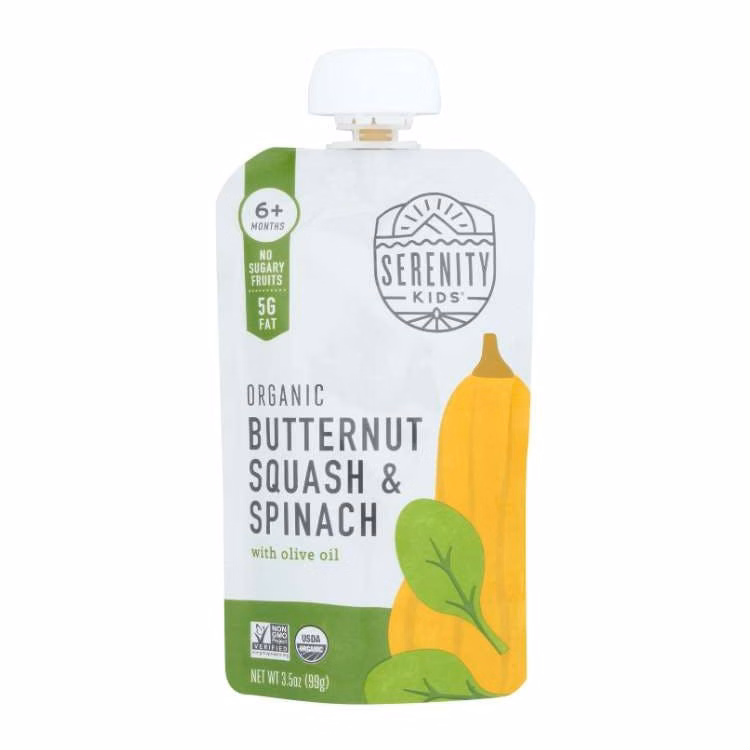 Serenity Kids Food Baby 6pk - Butternut Squash Spinach
