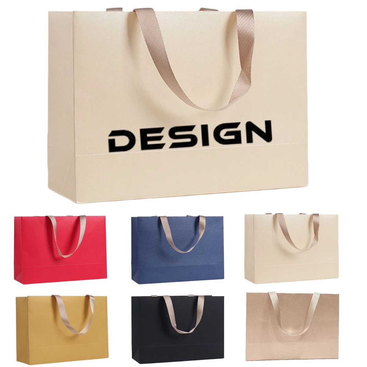 Business Style High-End Gift Tote Bag, custom tote bag with logo imprint 1