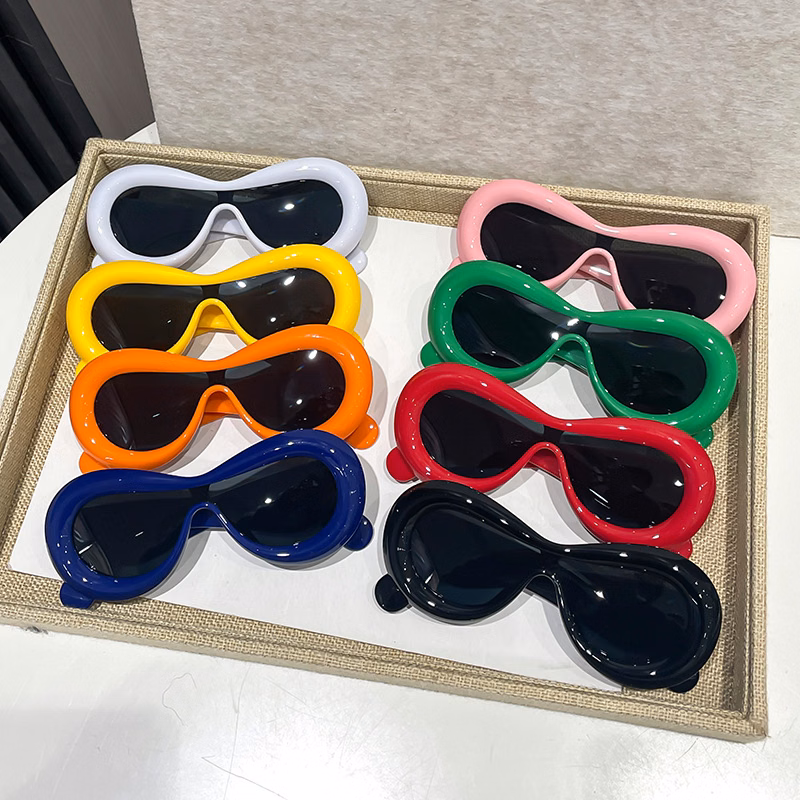Y2K Chunky Ellipse Sunglasses