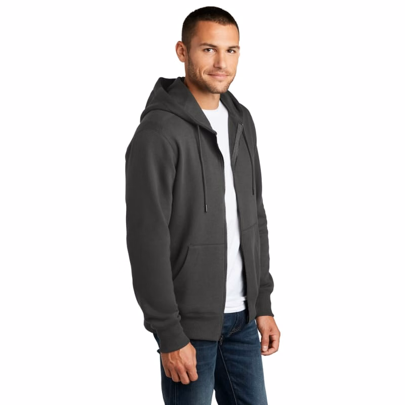 District Perfect Weight Fleece Full-Zip Hoodie