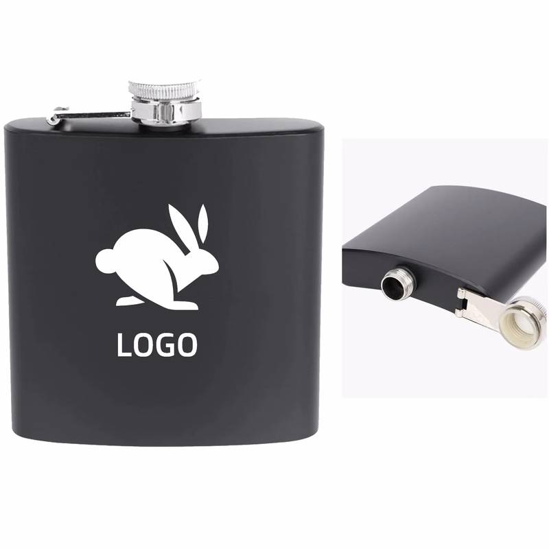 6oz Stainless Steel Hip Flask - Compact & Durable