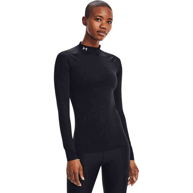 Women's HeatGear Compression Mock Long Sleeve 
