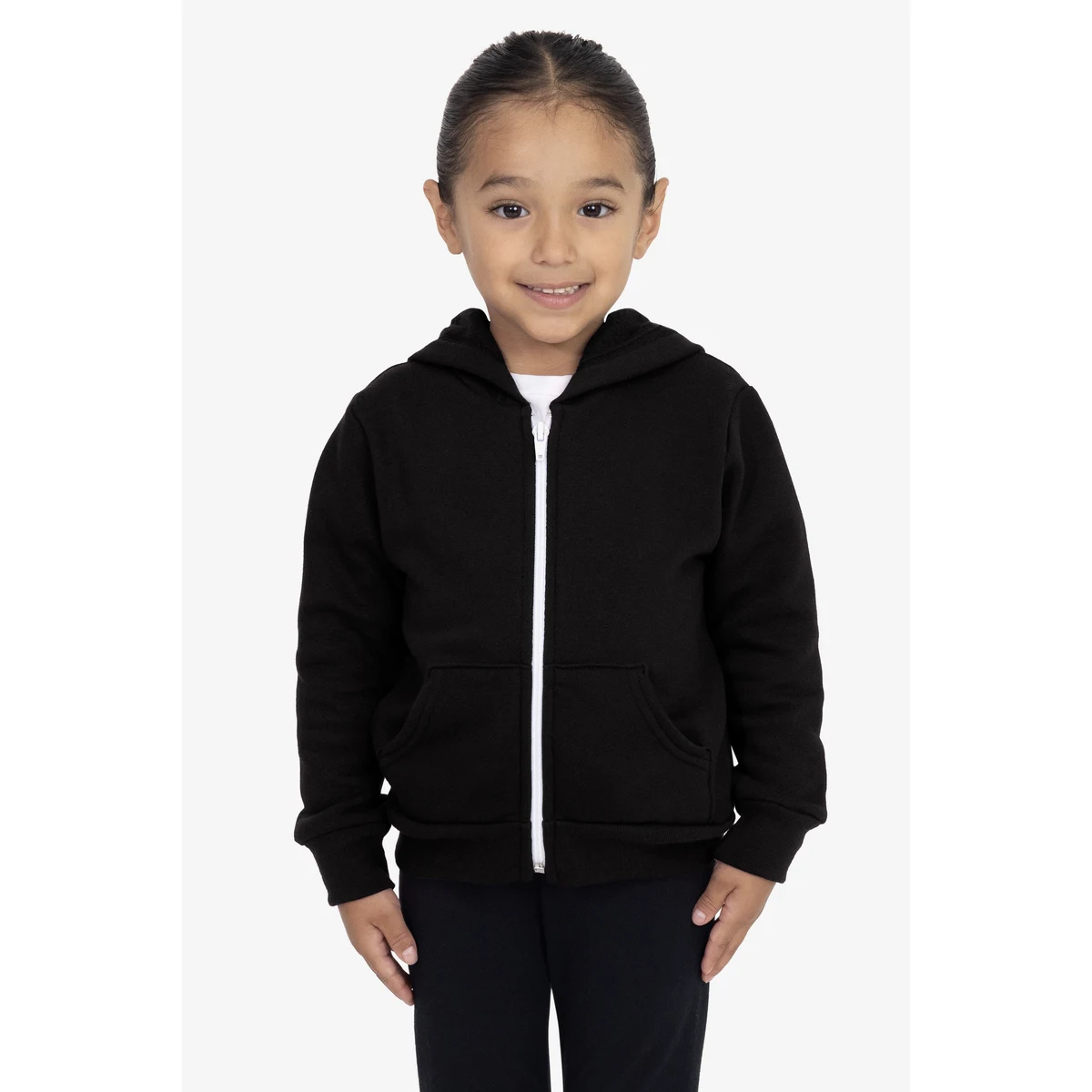TODDLER POLY COTTON ZIP HOODY 1