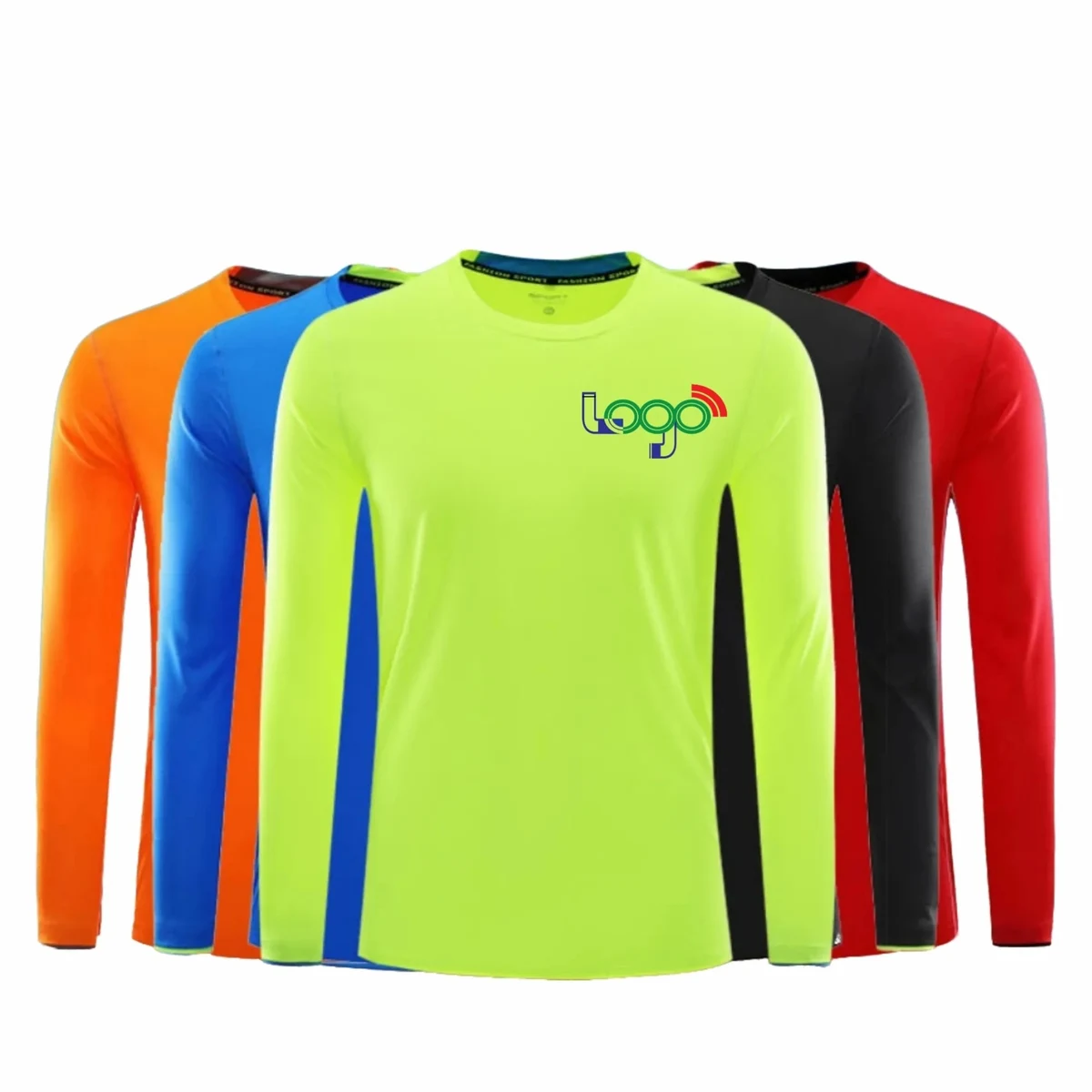 Quick-Dry Long-Sleeve Customizable T-Shirt 1