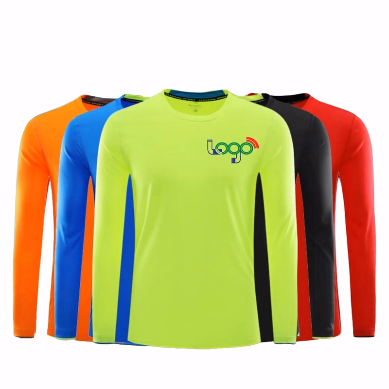 Quick-Dry Long-Sleeve Customizable T-Shirt