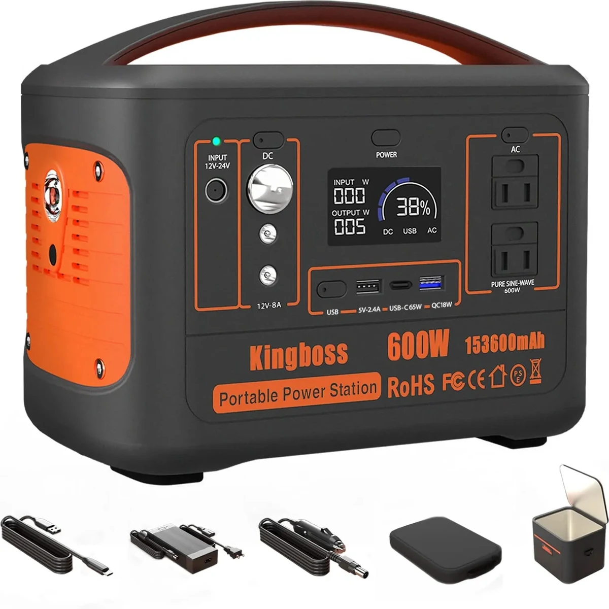 Portable Outdoor Power Station 600W 1