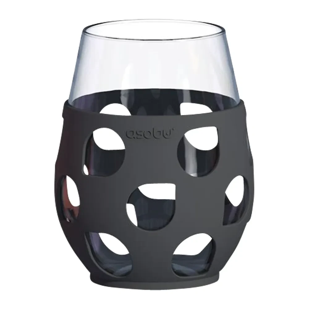 Stemless Wine Glass with Silicone Sleeve 1