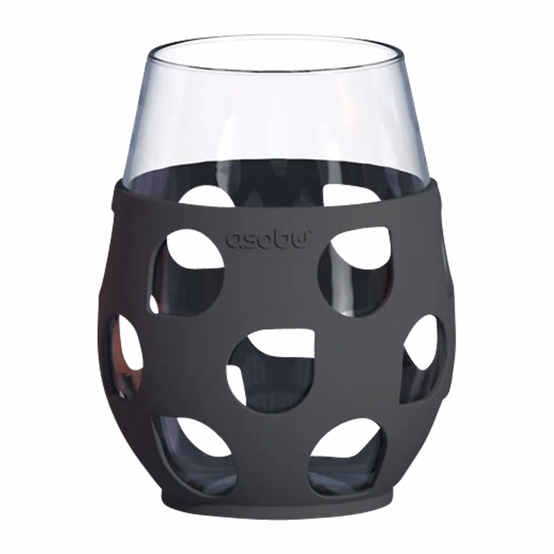 Stemless Wine Glass with Silicone Sleeve