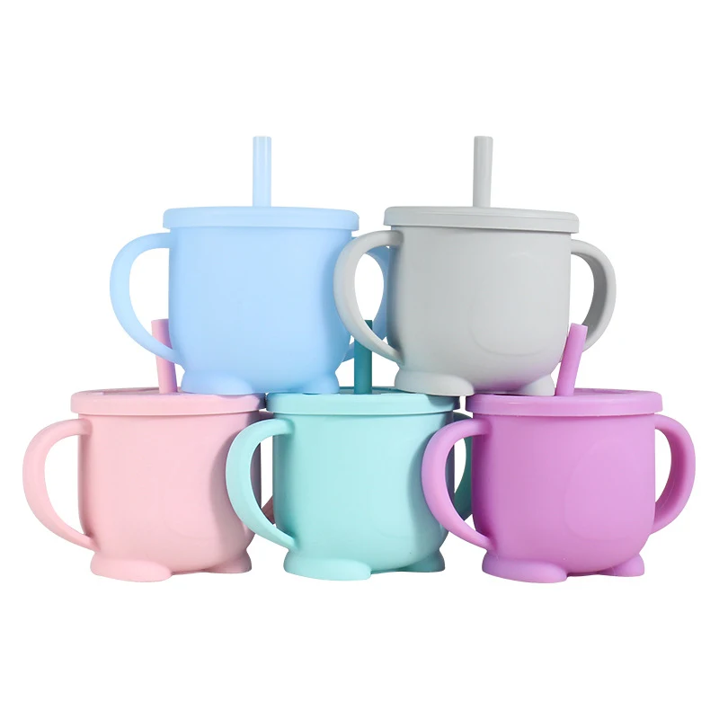 Baby Feeding Cups Baby Learning Baby Drinkware Silicone Sipp 1