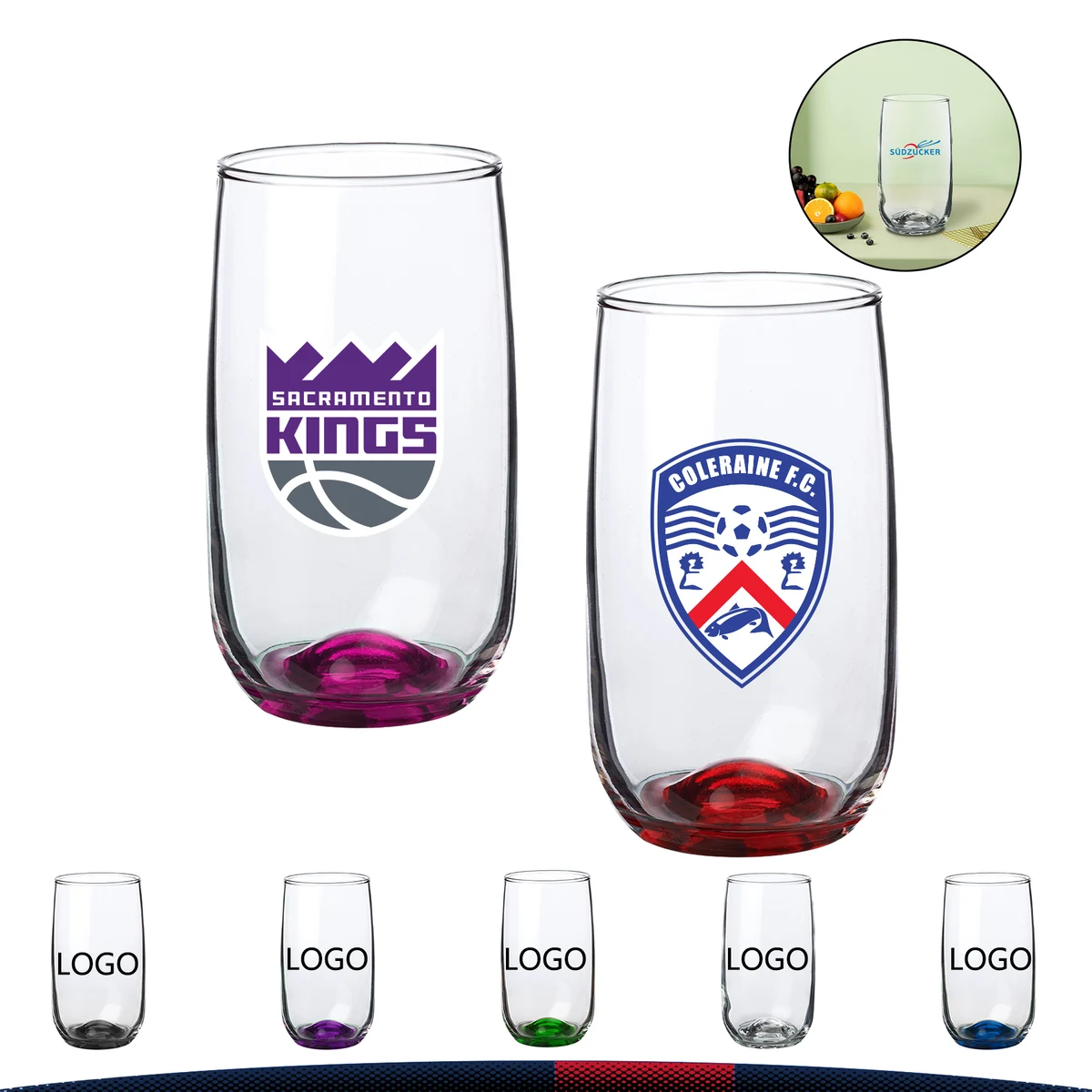15 oz. Rocks Water Glasses 1