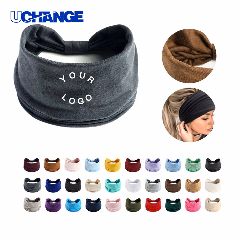 Polyester Spandex Hairband Band for Gym and Sports