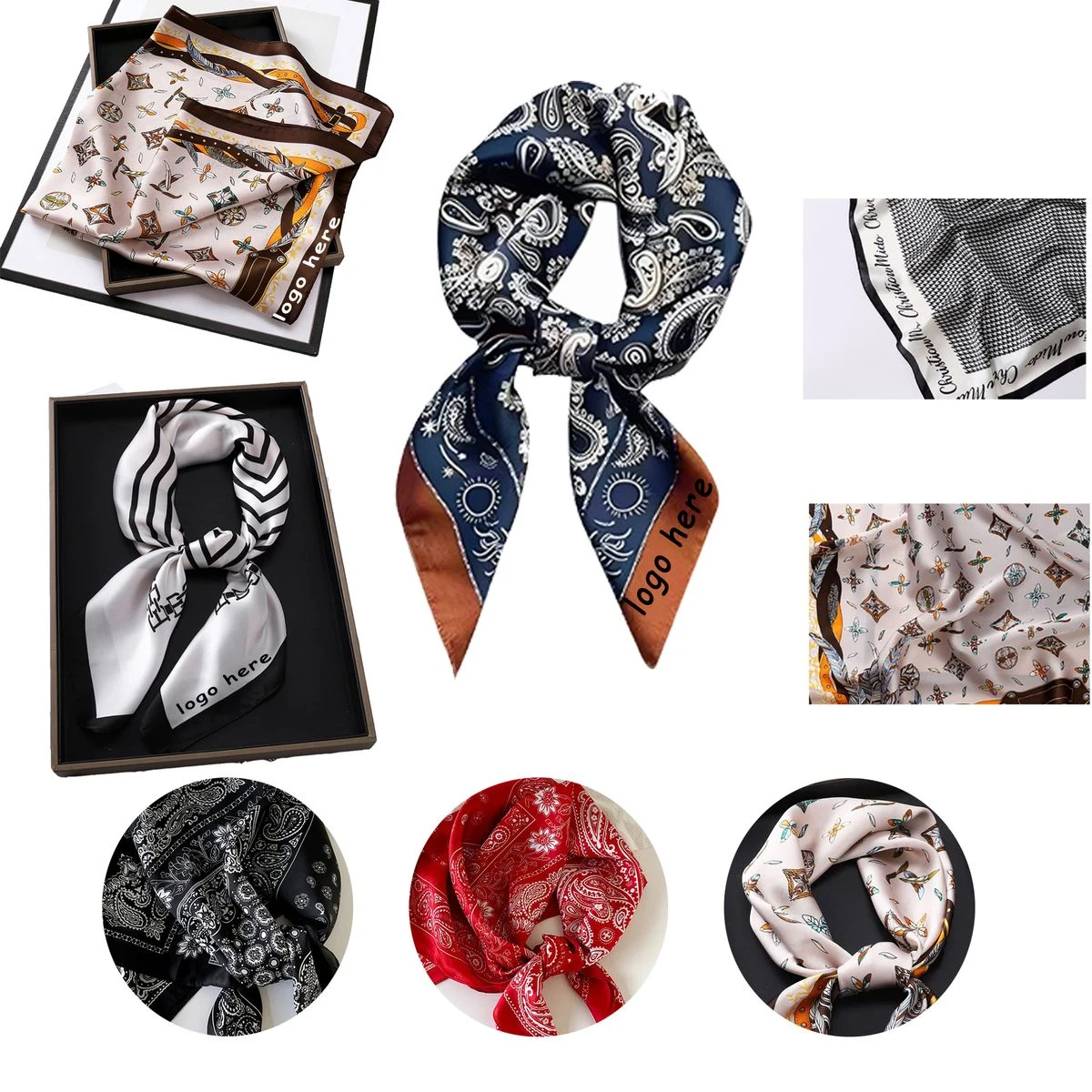 Soft Lightweight Letter Print Daily Scarf 1