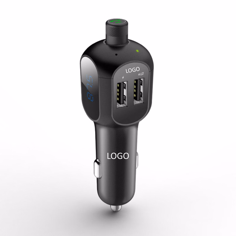 Multifunctional car charger with Bluetooth music player