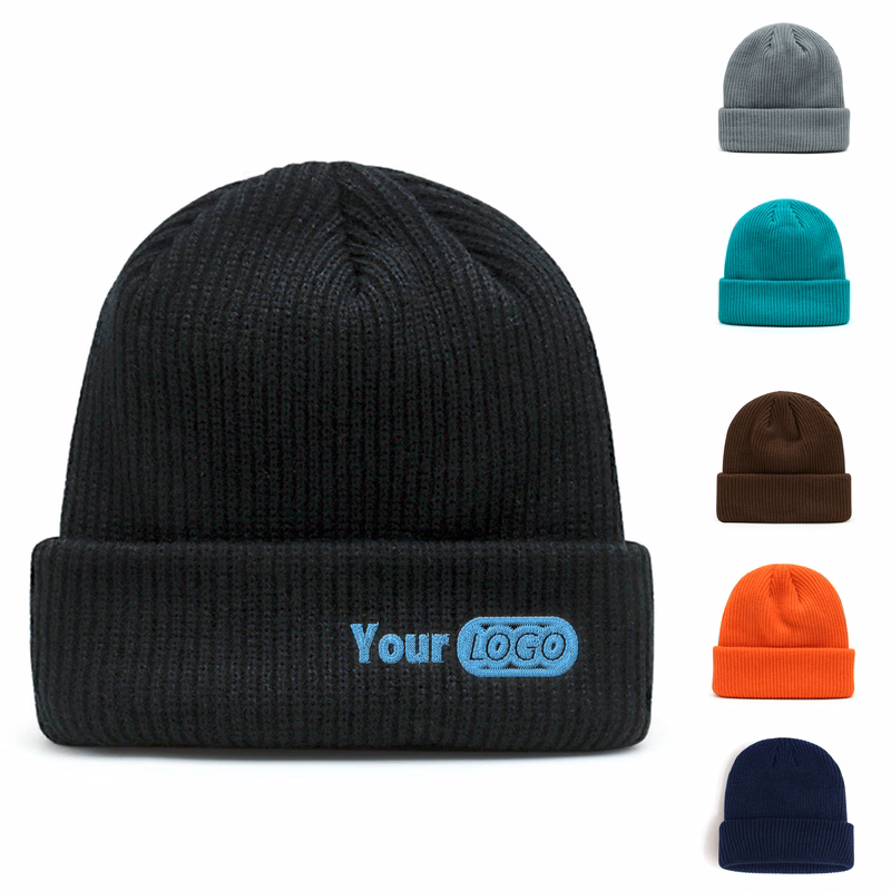 Knit Thick Autumn And Winter Knitted Hat