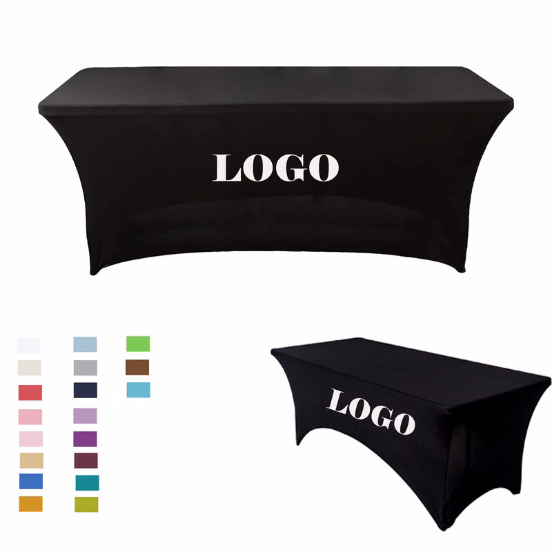 6FT Polyester Stretch Table Cover