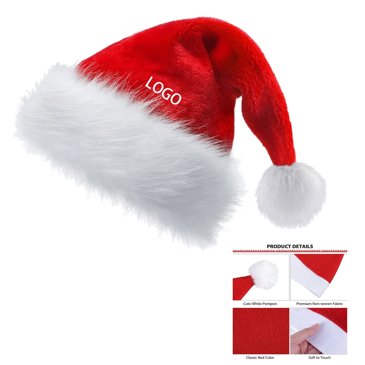 Unisex Velvet Comfort Christmas Hats 1