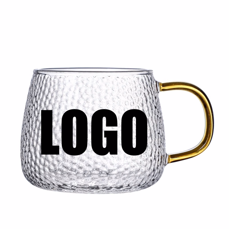 12/14 OZ. Glass Tea Coffee Mug & Office Drink Gift Cup