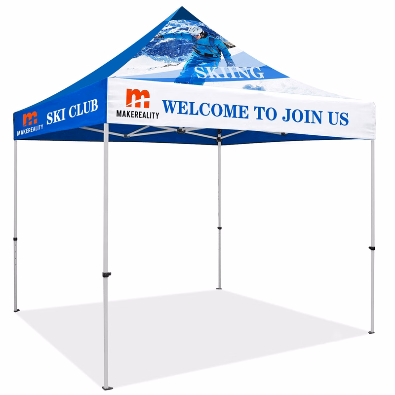 Custom Printed Pop Up Tent Kit with Frame