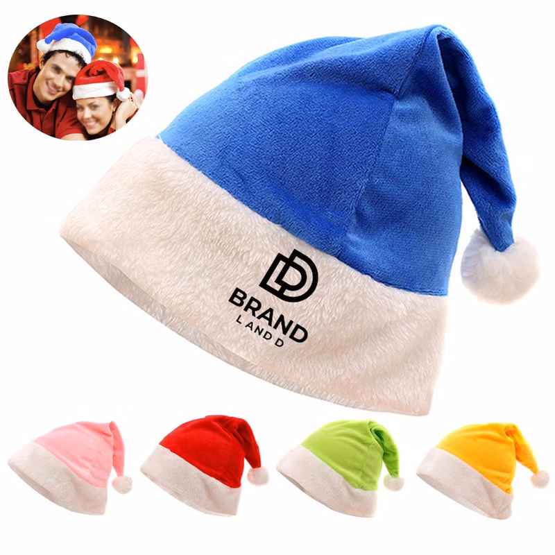 Soft Plush Christmas Santa Hat for Adult