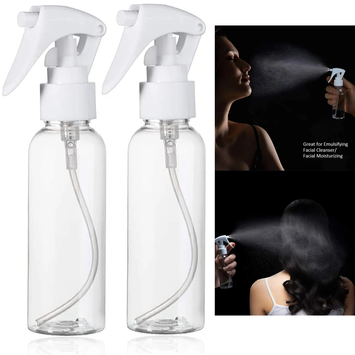 100ml Plastic Fine Mist Spray Bottle 1