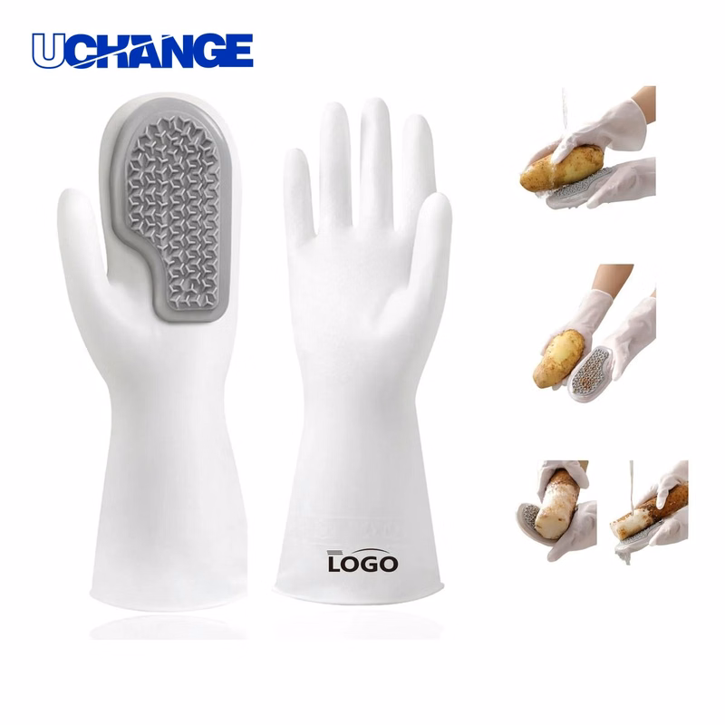 Kitchen Brush Washing Gloves