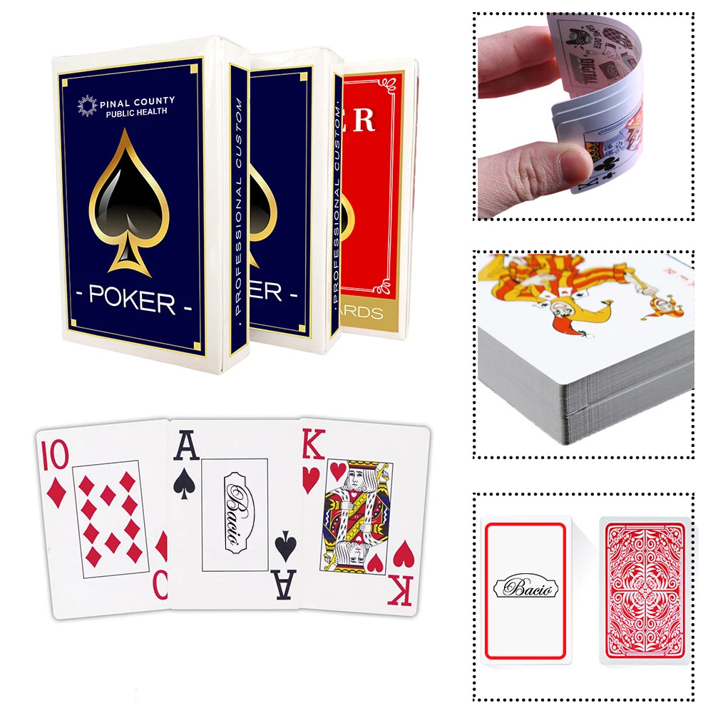 Customized poker advertising playing cards 1
