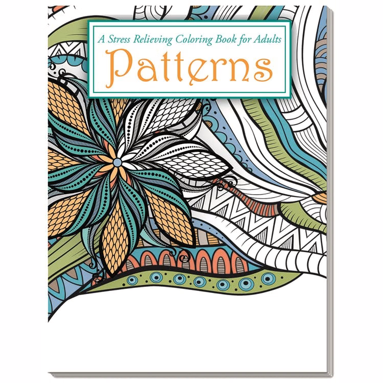 Adult Coloring Books - 24 Pages Patterns