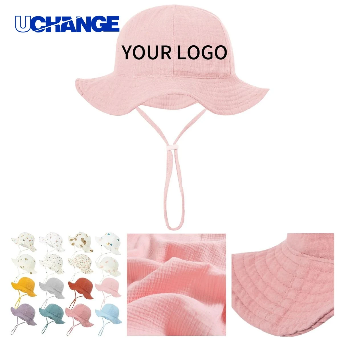 Cotton Baby Hat Headwear for Sun Protection 1