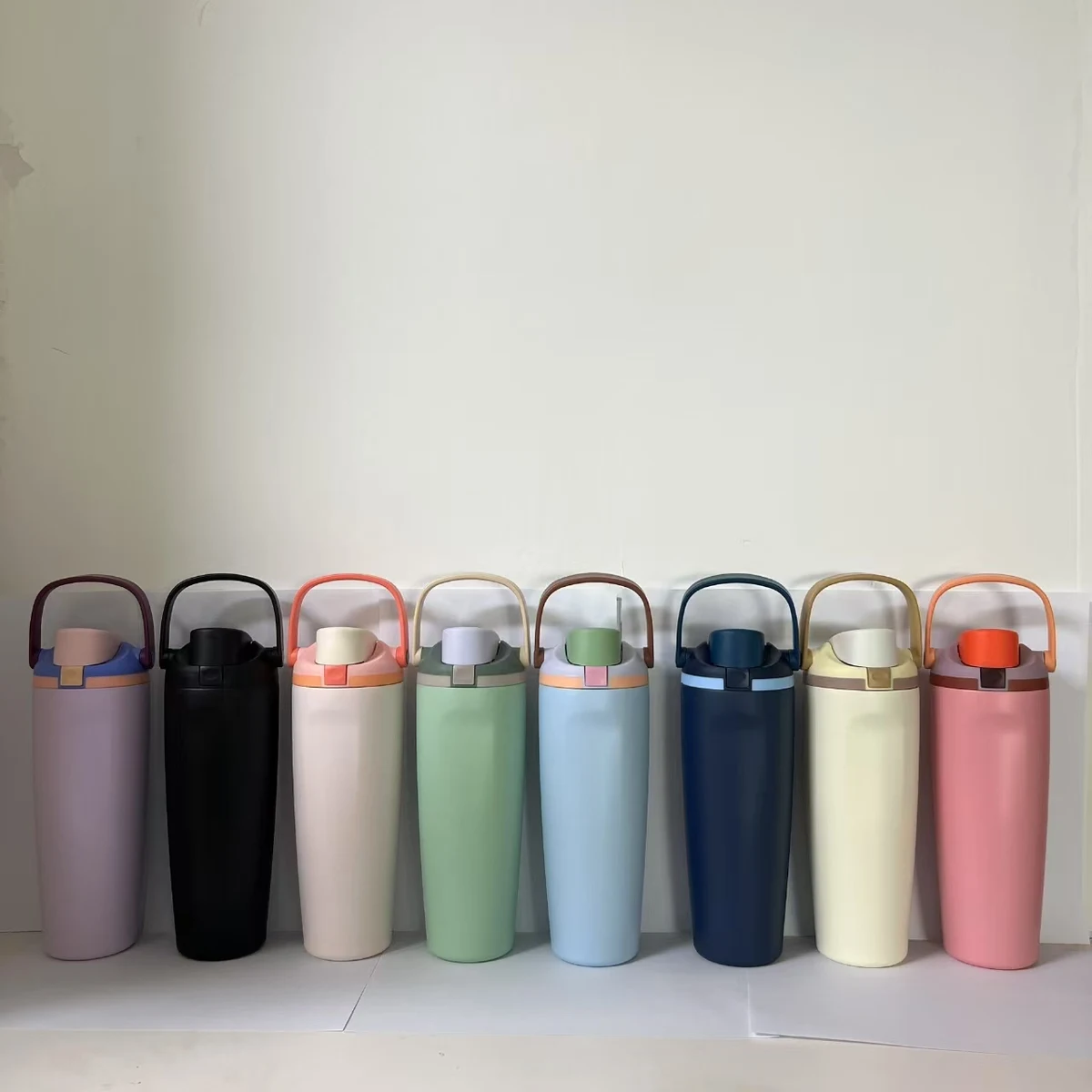 30oz Bouncing Straw Cup Mug, custom water bottle with logo imprint 1