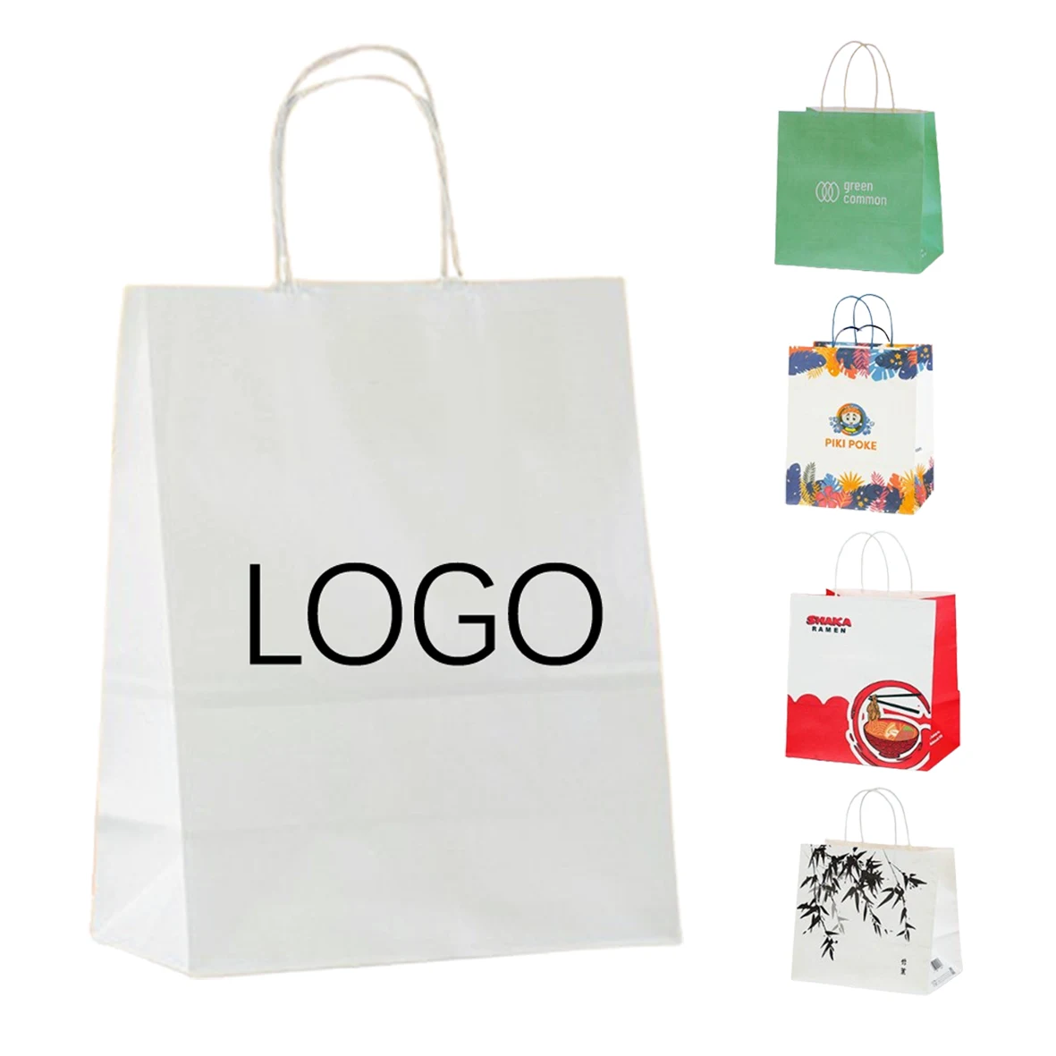 Kraft Paper Shopping Totes 1