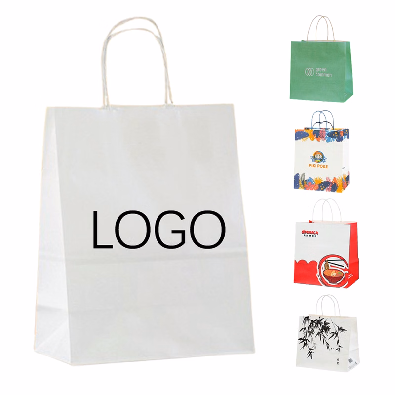 Kraft Paper Shopping Totes