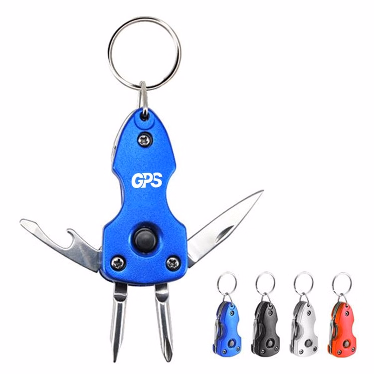 2 3/8" Multifunction Tactical Keychain Tool
