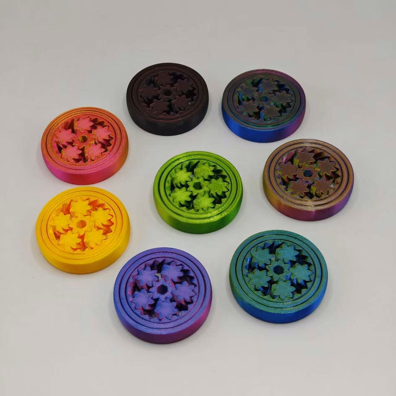 Office classroom quiet fidget toys 3D printed spinners