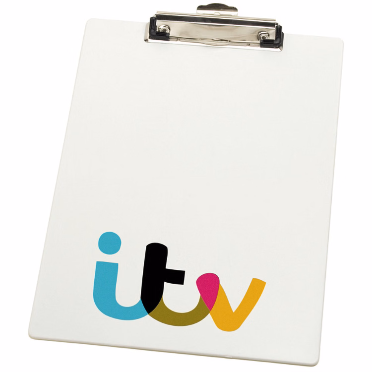 Metal Clip Letter Size Clipboards w/ 4 Colour Process (9"x12")