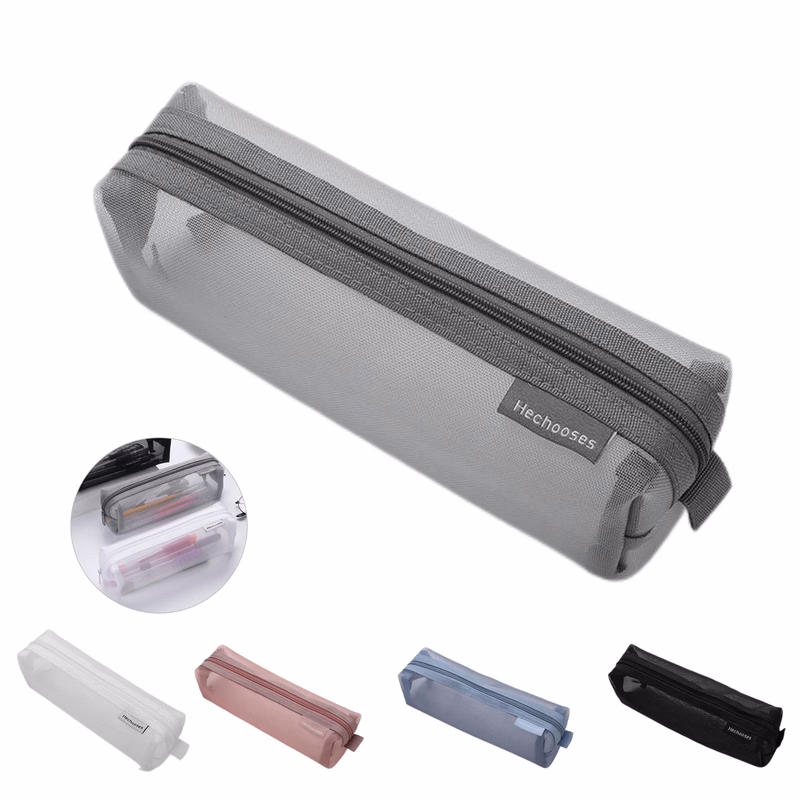 Slim Mesh Pencil Pouch (Direct Import)