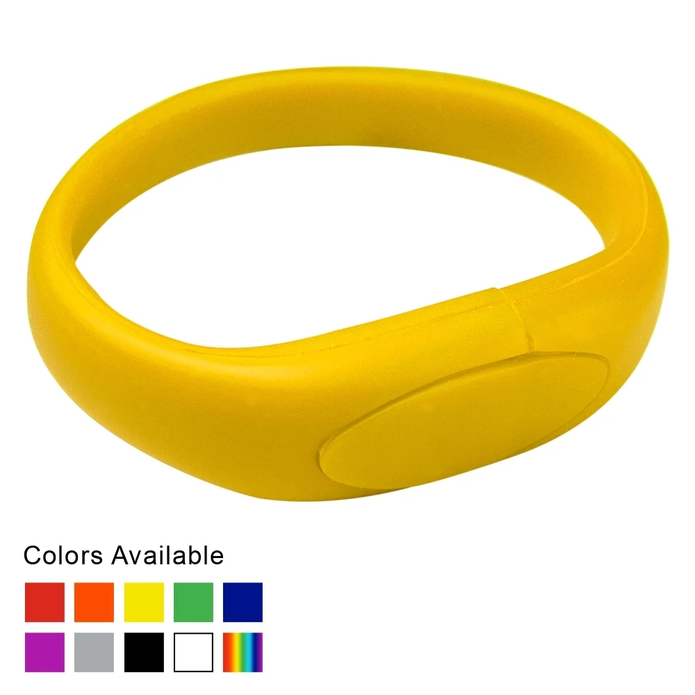Oval Silicone Wristband USB Flash Drive 3.0 1